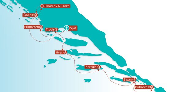 Routenplan | © Katarina Line