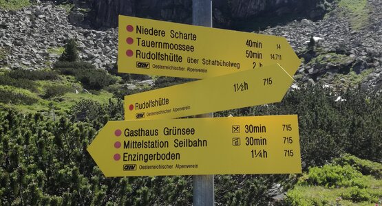 Wandern Berge Österreich Hohe Tauern Nationalpark Salzburg Rudolfshütte | © Susi Wohlfarter-Avanzini