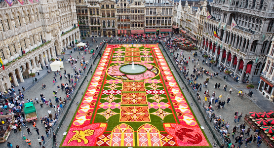 Brüssel Flandern Blumenteppich Belgien | © Flowercarpet