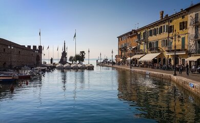 Lazise Garda Gardasee Italien Hafen | © Tommy Rau_pixabay