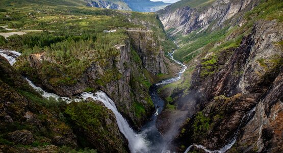 Steinsdalsfossen Wasserfall Norwegen Hardanger Fjord | © Finn Fjurvoll Hansen auf Pixabay